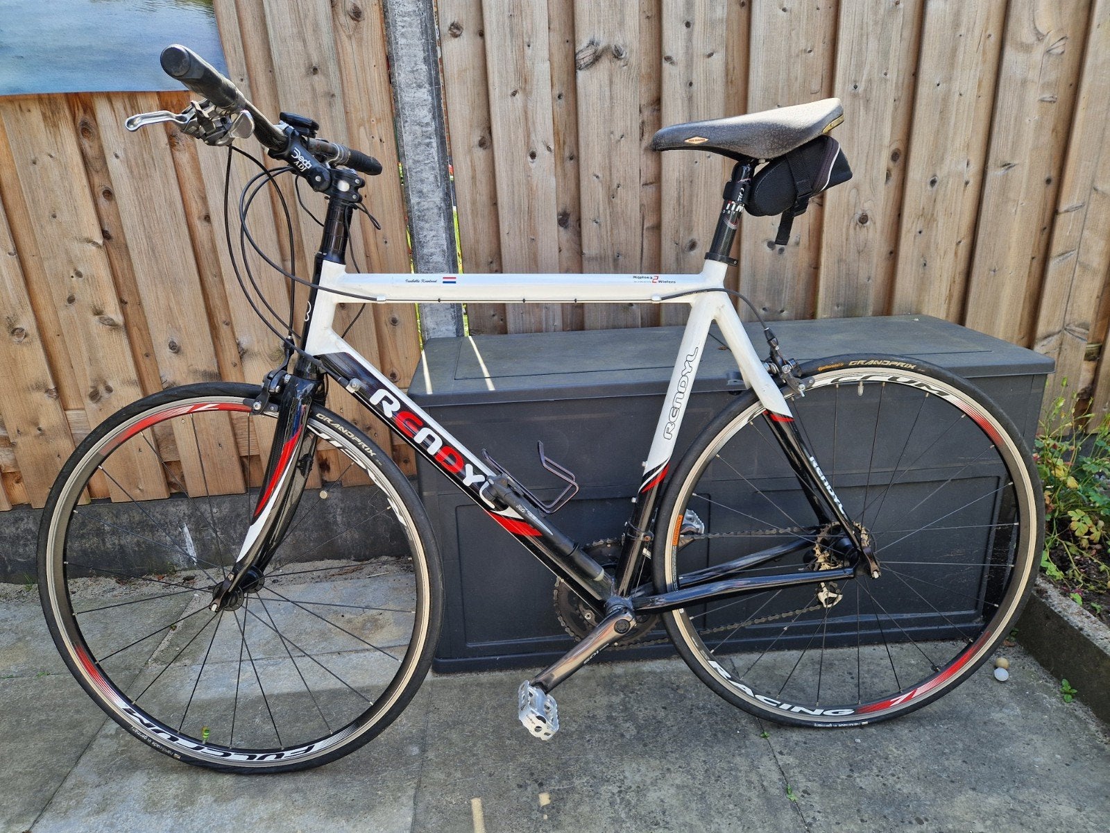 Racefiets met Shimano 105 onderdelen, Fietsen en Brommers, Fietsen | Racefietsen, Gebruikt, Aluminium, Meer dan 20 versnellingen