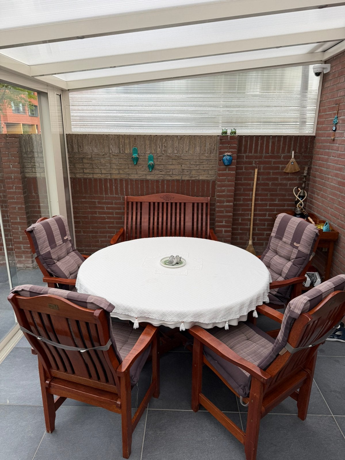 Tuin Meubelset 5 Delig Bel Garden, Tuin en Terras, Ophalen, 5 zitplaatsen, Bank, Zo goed als nieuw