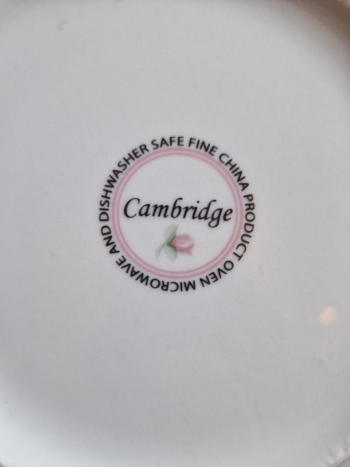 Diep bord Cambridge, 23 cm - Stephanie patroon, Huis en Inrichting, Gebruikt, Overige merken, Klassiek, Ophalen of Verzenden