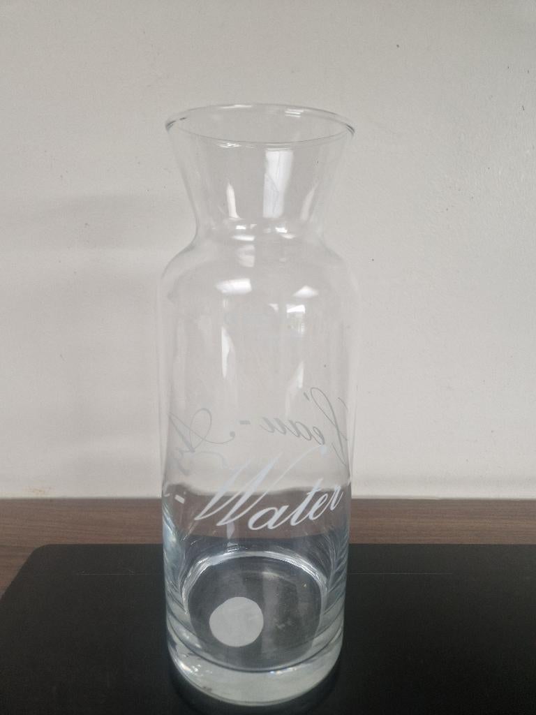 Pasabahce Aqua / water karaf, 1 lier, Overige typen, Ophalen of Verzenden, Overige stijlen, Glas