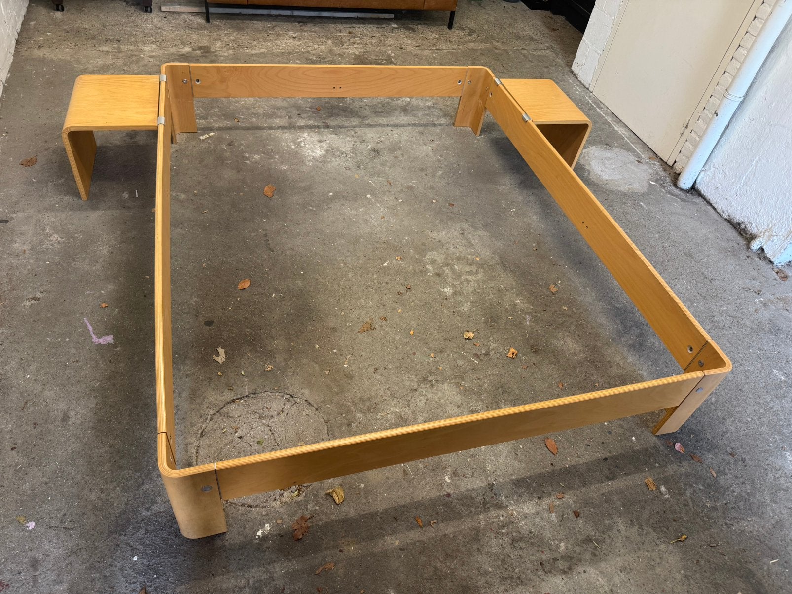 Auping auronde 160x200, Wit, Tweepersoons, Ophalen of Verzenden, Zo goed als nieuw