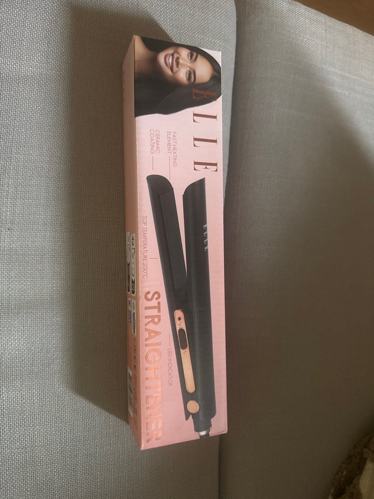 ELLE Stijltang met keramische coating - Nieuw in doos, Ophalen, Nieuw, Haarverzorging