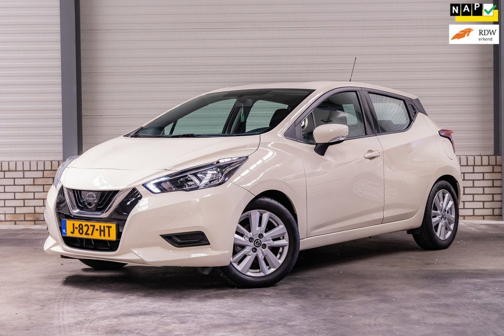 Nissan Micra 1.0 IG-T Acenta, Auto's, Nissan, Bedrijf, Te koop, Micra, ABS, Airbags, Airconditioning, Bluetooth, Boordcomputer