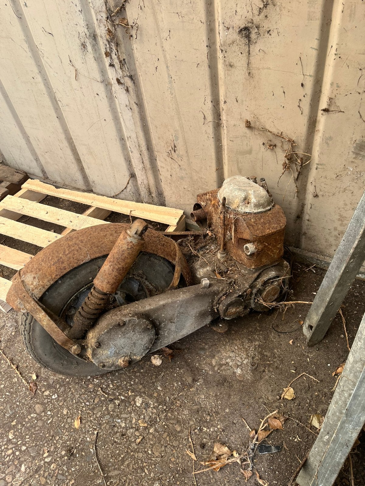 Heinkel scooter motor en aandrijving, Ophalen