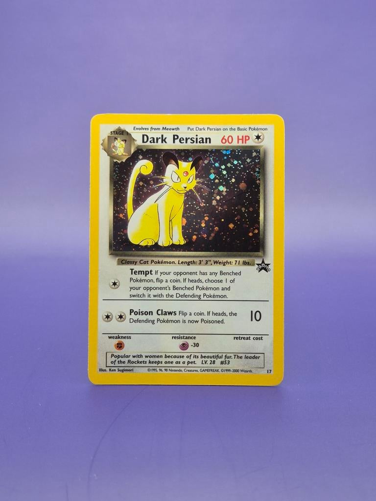Dark Persian - Black Star Promo 17, Hobby en Vrije tijd, Verzamelkaartspellen | Pokémon, Ophalen of Verzenden, Zo goed als nieuw