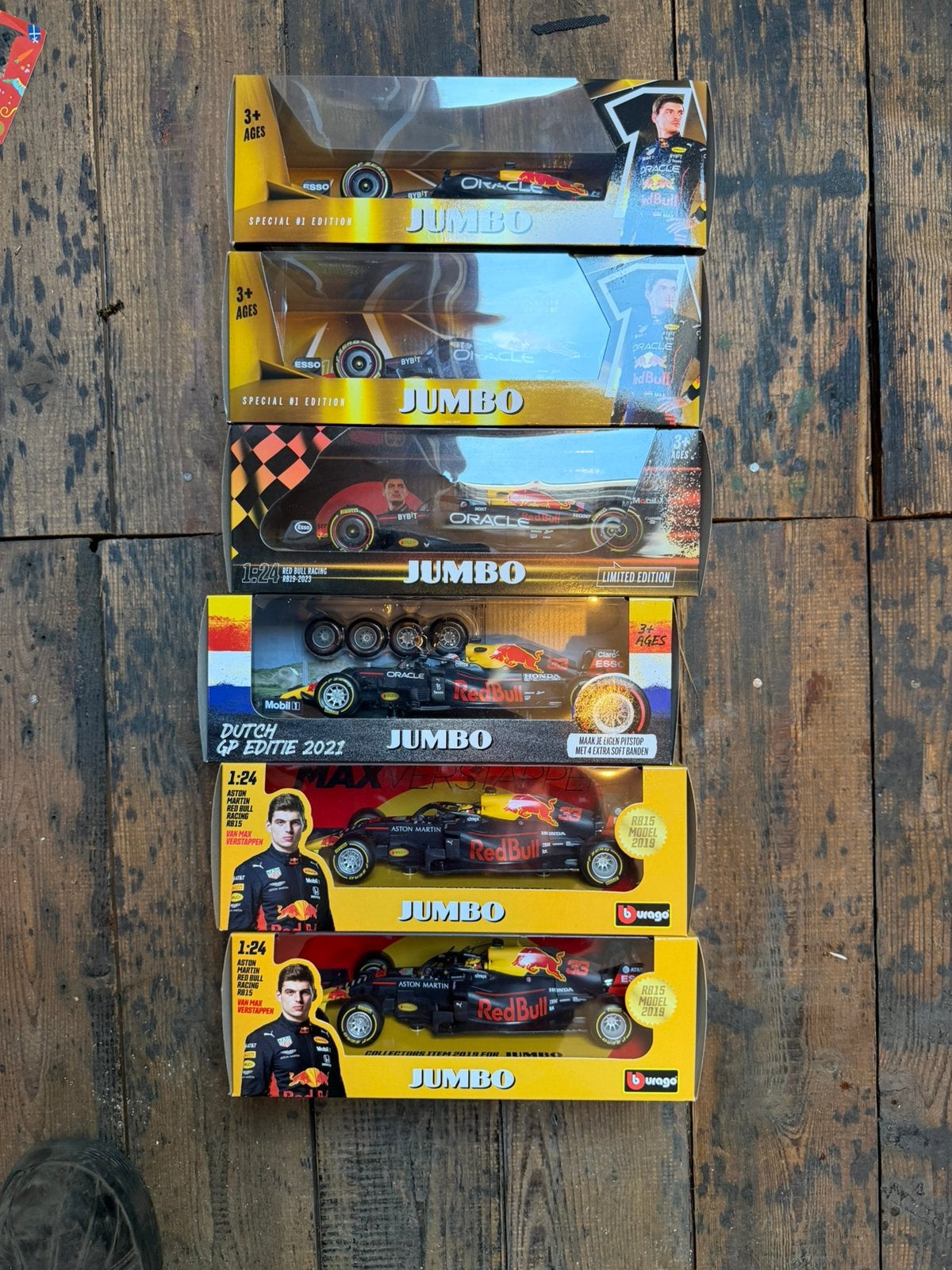 Max verstappen jumbo autos., Ophalen of Verzenden, Nieuw, Bburago
