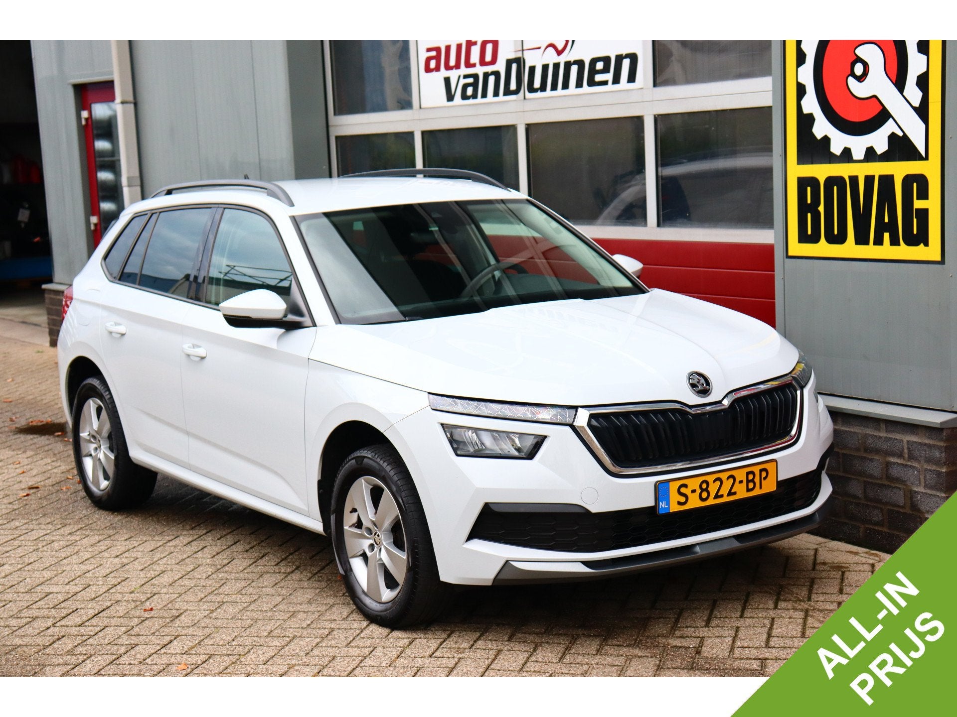 Skoda Kamiq 1.0 TSI Ambition O.a: Airco, Cruise, Carplay, PD, Stof, Gebruikt, Met garantie (alle), 620 kg