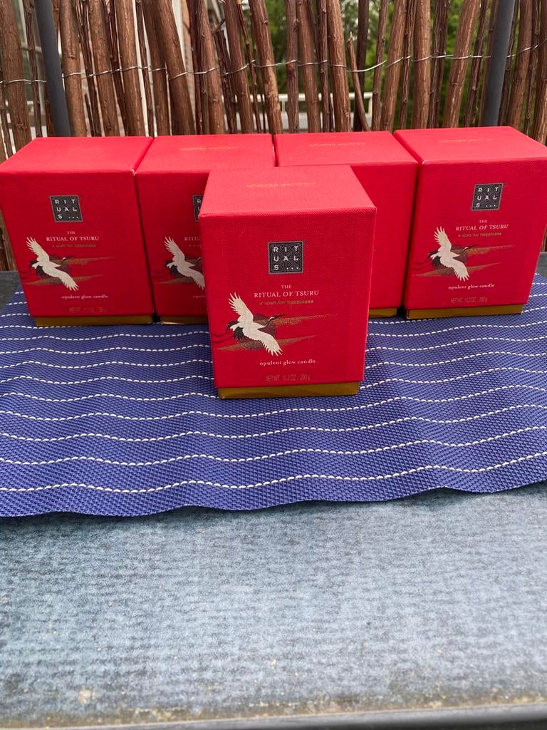 Rituals of Tsuru Geurkaars | Gold & Pine | Collectors item, Overige materialen, Overige kleuren, Nieuw, Ophalen of Verzenden