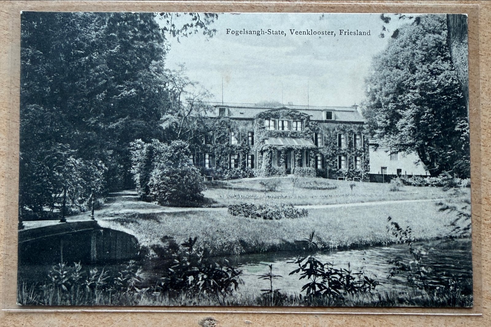 Briefkaart Fogelsangh-State, Veenklooster, Friesland, Ophalen of Verzenden, Voor 1920, Gelopen, Friesland