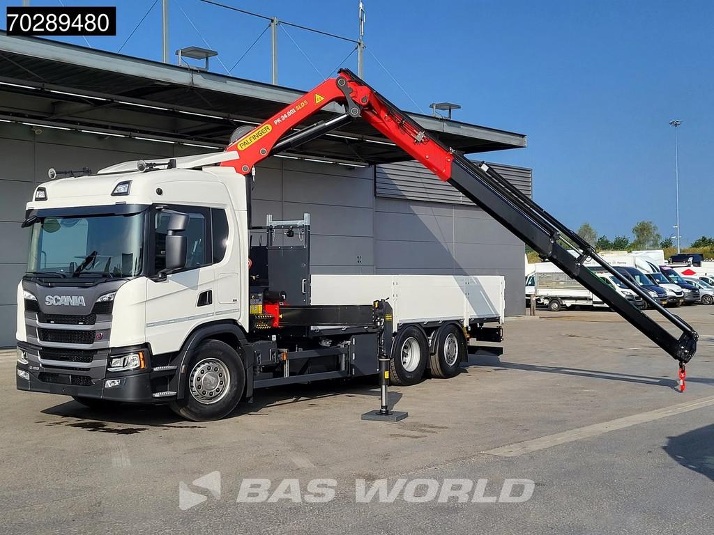 Scania G410 6X2 New! Palfinger PK24.001 SLD 5 Crane Kran Ret, Auto's, Vrachtwagens, Automaat, Stof, Euro 6, Scania