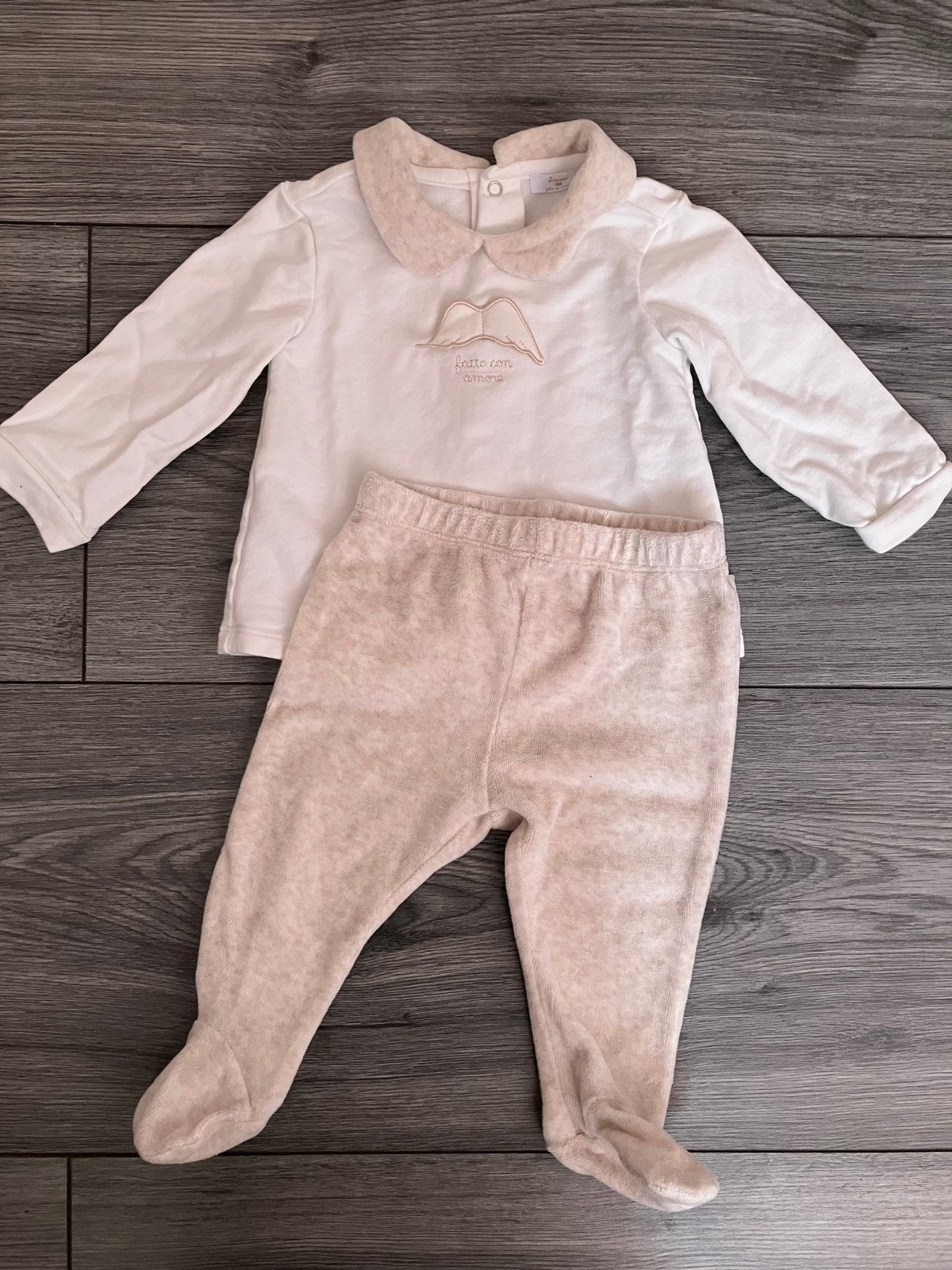 Baby set 6M - shirt en broekje, Kinderen en Baby's, Ophalen of Verzenden, Zo goed als nieuw, Jongetje of Meisje