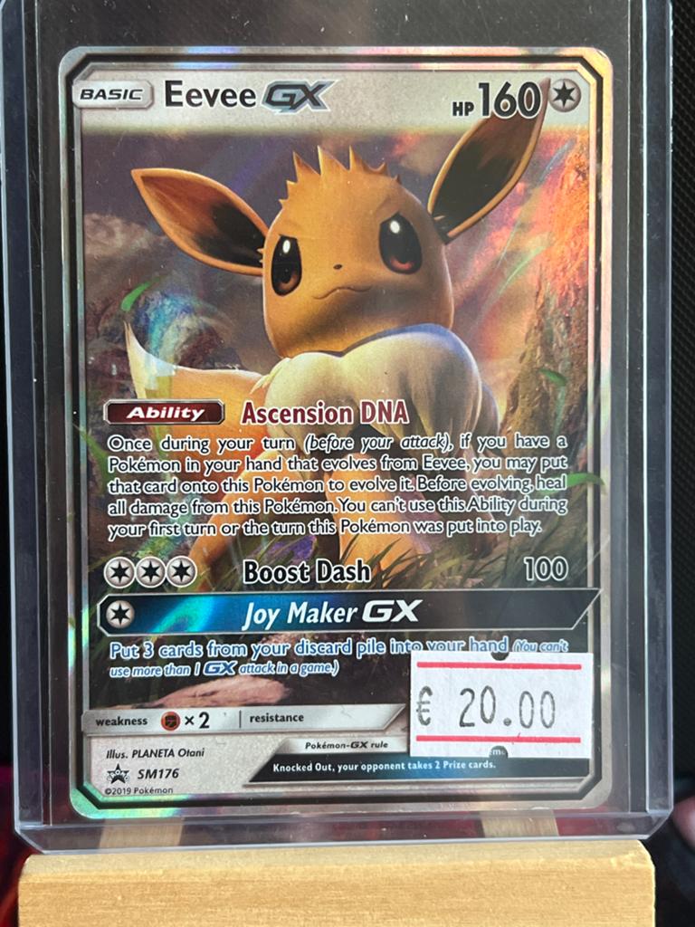 Pokémon Eevee GX SM176 Kaart - Nieuwstaat, Ophalen of Verzenden, Nieuw, Losse kaart