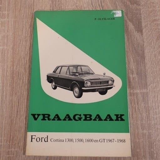 Ford Cortina Mk2 incl. GT 1967 1968 1300 1500 1600 NL tekst, Ophalen of Verzenden, Gelezen, Ford, Piet Olyslager