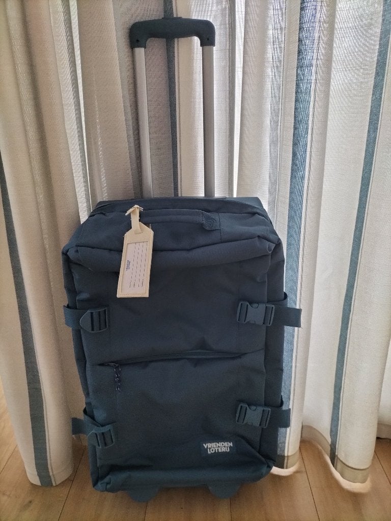 Trolley VriendenLoterij  - Nieuw, 40 tot 60 cm, Wieltjes, 20 tot 30 cm, Blauw