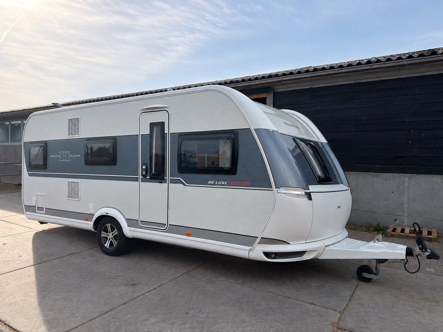 Hobby de Luxe Edition 545 KMF, 3-PERS STAPELBED, Airco,Mover