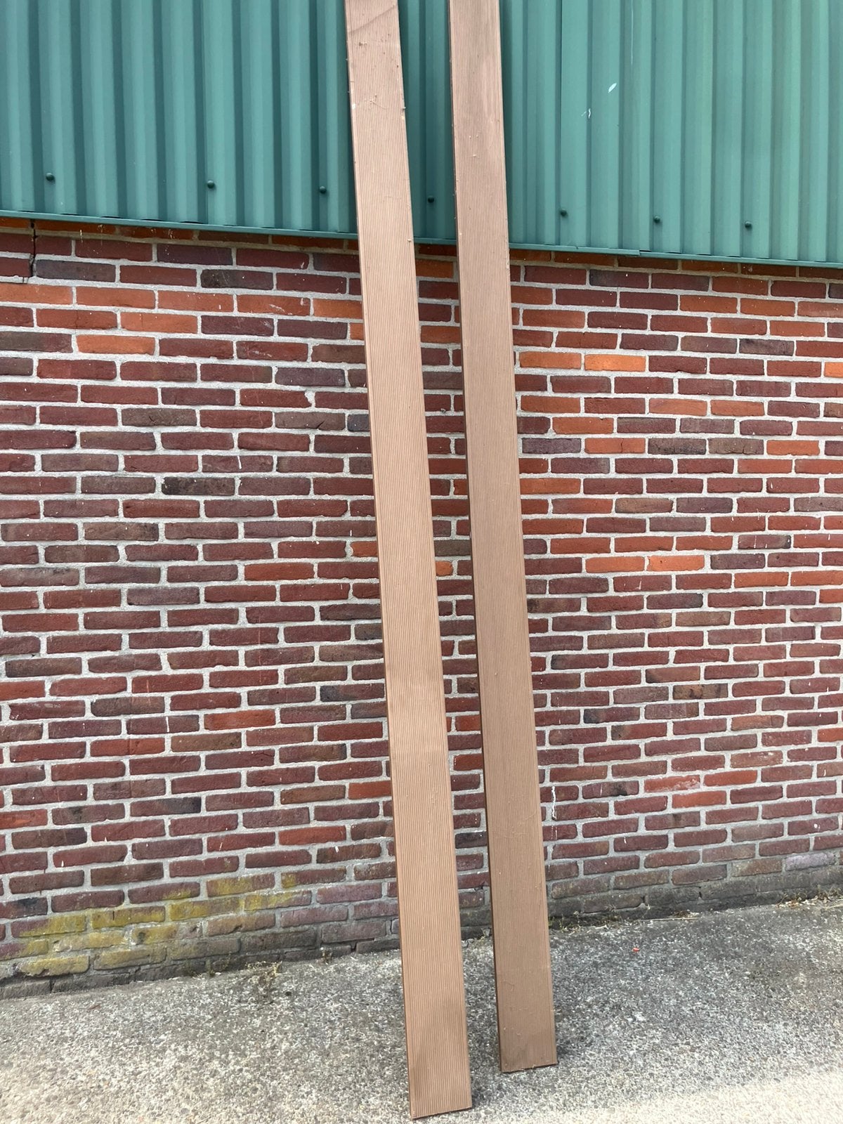 Composiet massief vlonderplanken, Tuin en Terras, Ophalen of Verzenden, Zo goed als nieuw, 250 cm of meer, Planken