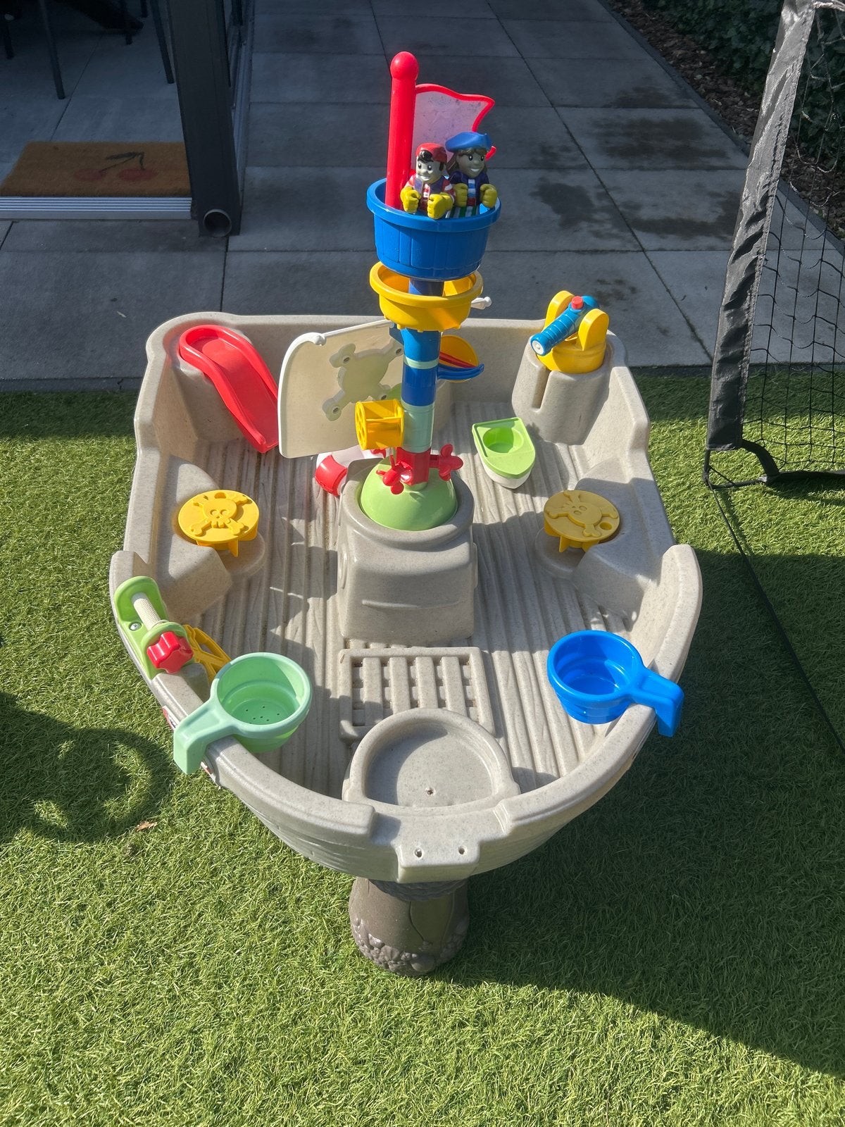 Leuke waterspeelboot met accessoires, Kinderen en Baby's, Ophalen, Gebruikt