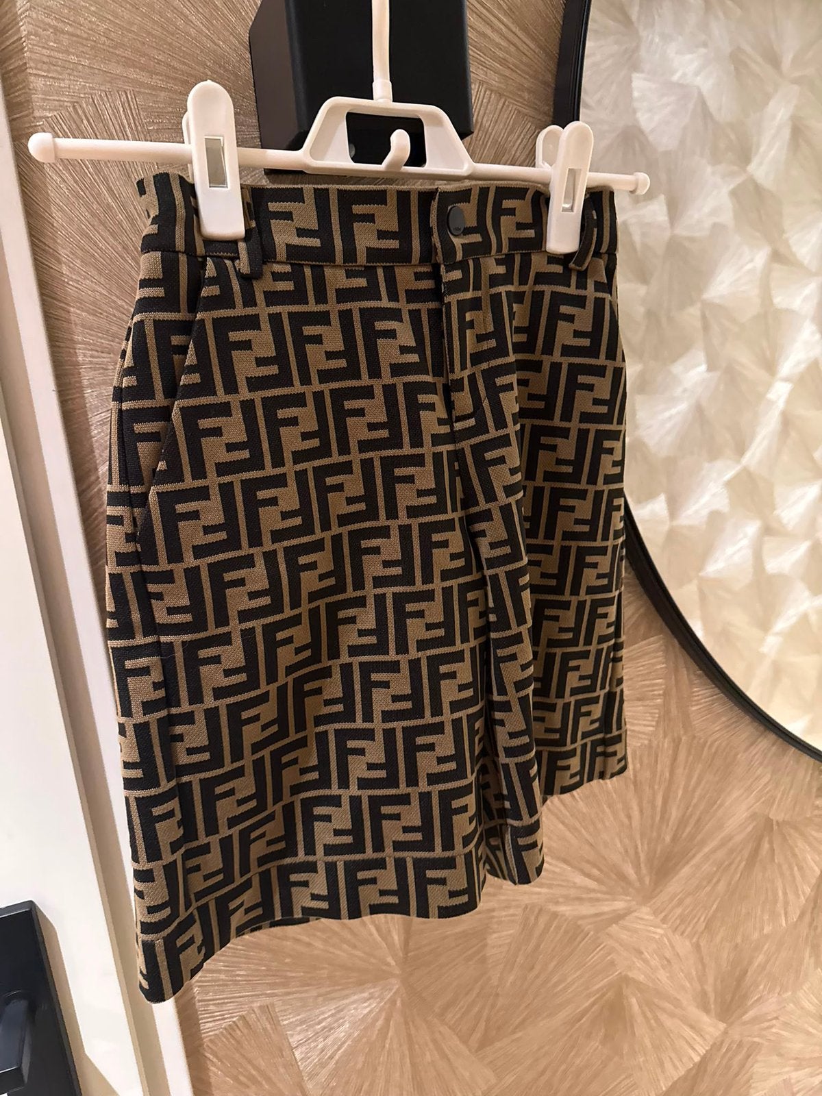 Fendi short, Ophalen, Zo goed als nieuw, Roze, Schoudertasje