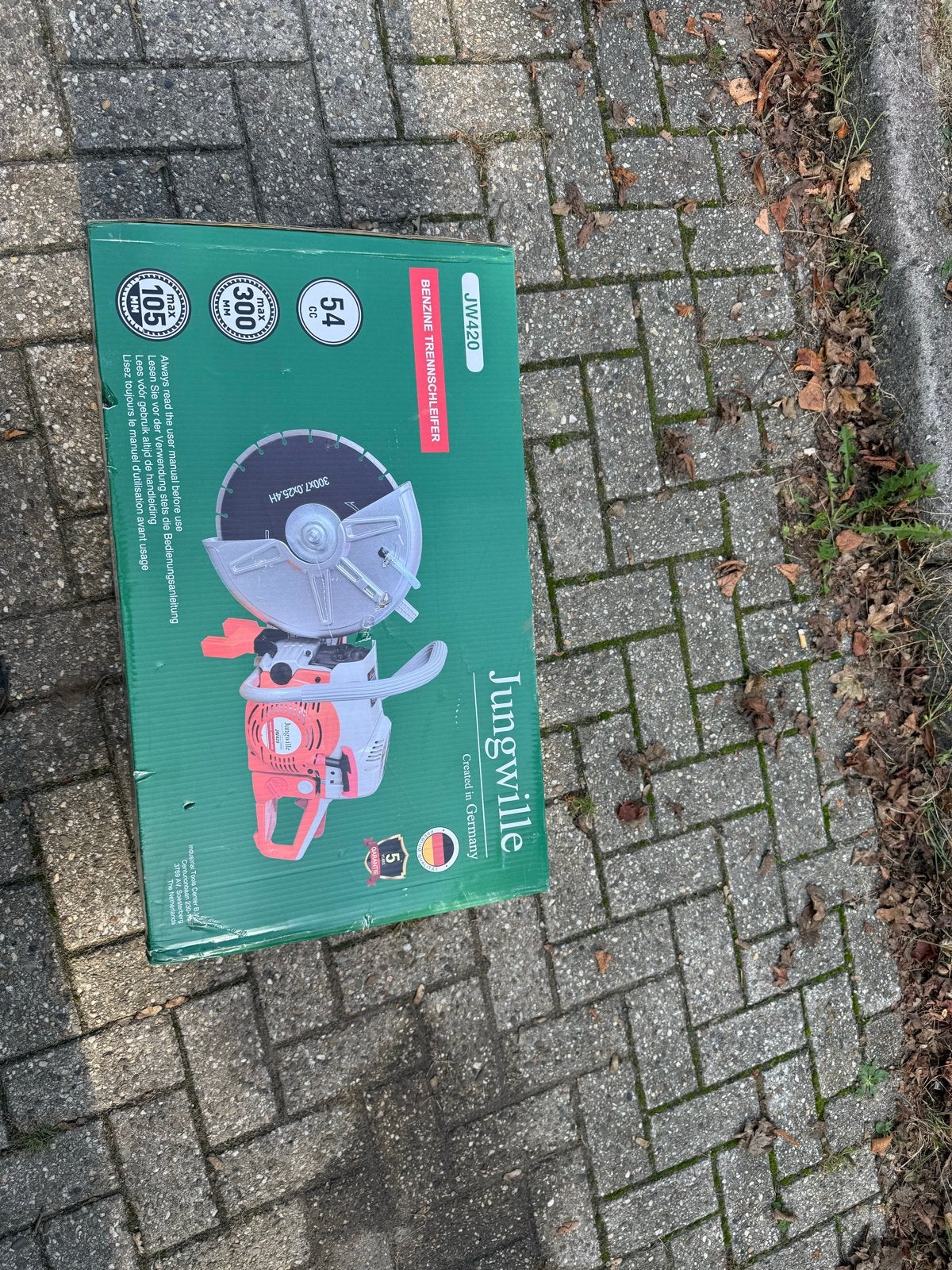 Jungwille Benzine bandenzaag JW420 - Nieuw in doos, Ophalen of Verzenden, Nieuw, Overige typen