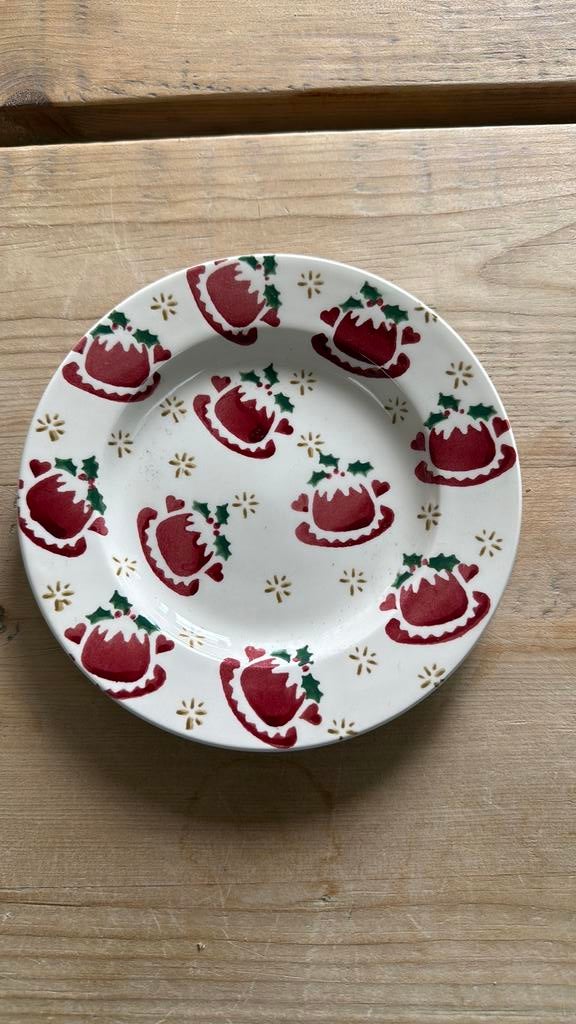 Nieuw 6,5 inch gebaksbord emma Bridgewater christmas pudding, Nieuw, Ophalen of Verzenden, Bord(en), Overige stijlen