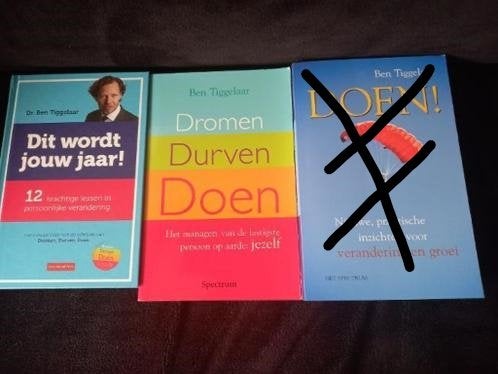 dromen durven doen, dit wordt jouw jaar : 2x Tiggelaar nieuw, Ophalen of Verzenden, Nieuw