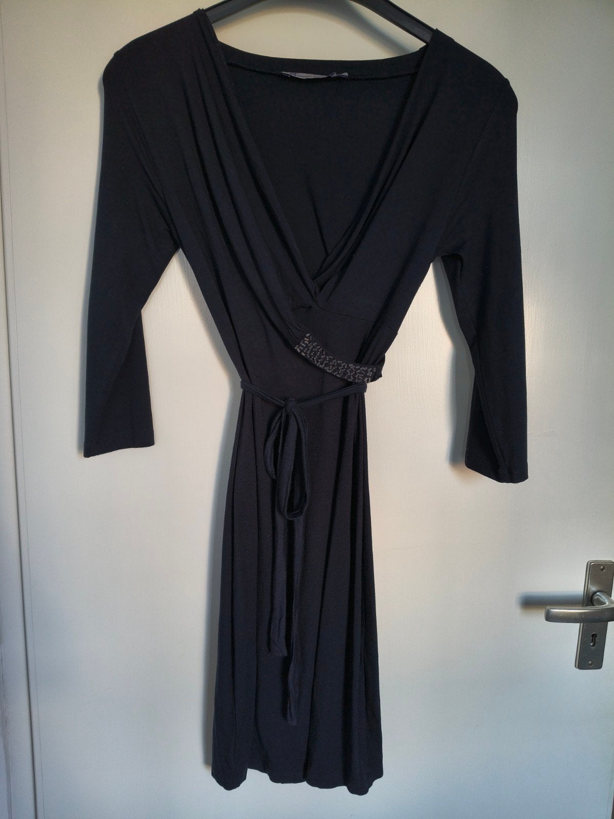 zwangerschaps feestjurkje maat xs blauw, Kleding | Dames, Positiekleding, Blauw, Jurk, Queen mum, Ophalen of Verzenden