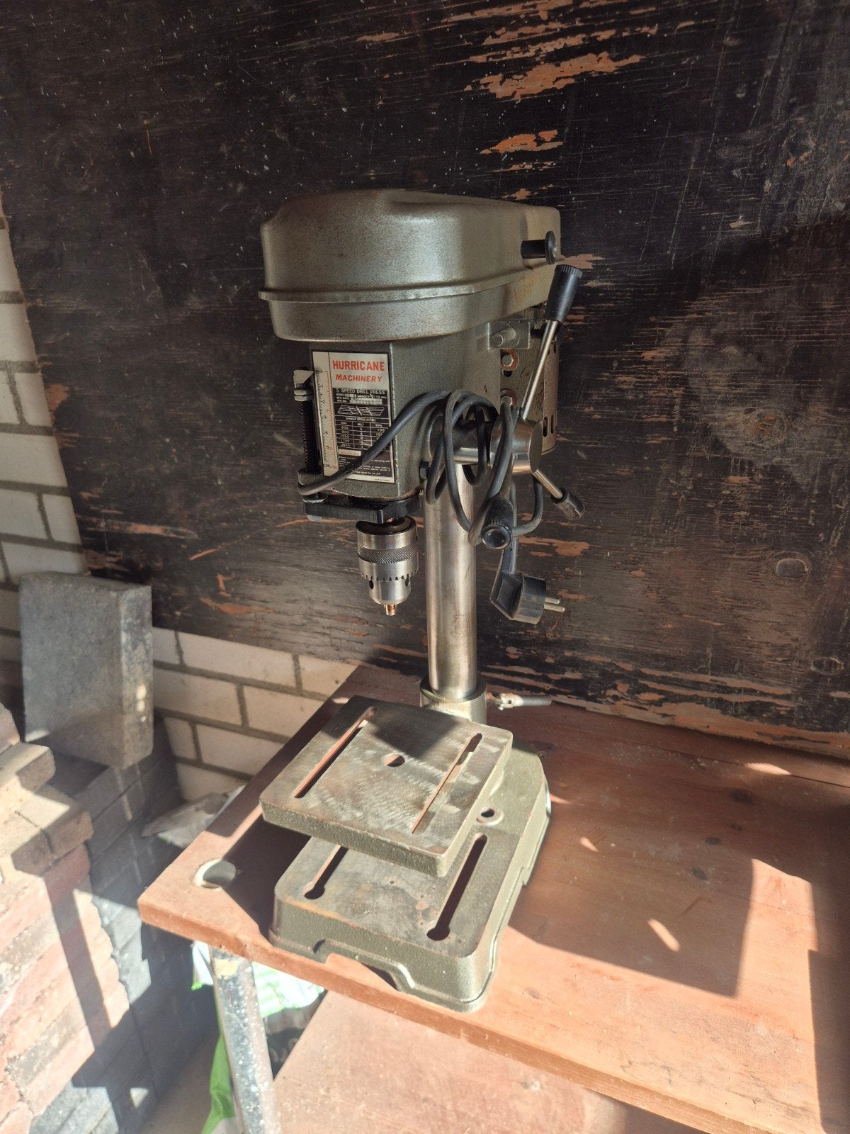 kolomboor  hurricane, Ophalen of Verzenden, Gebruikt, Kolomboormachine