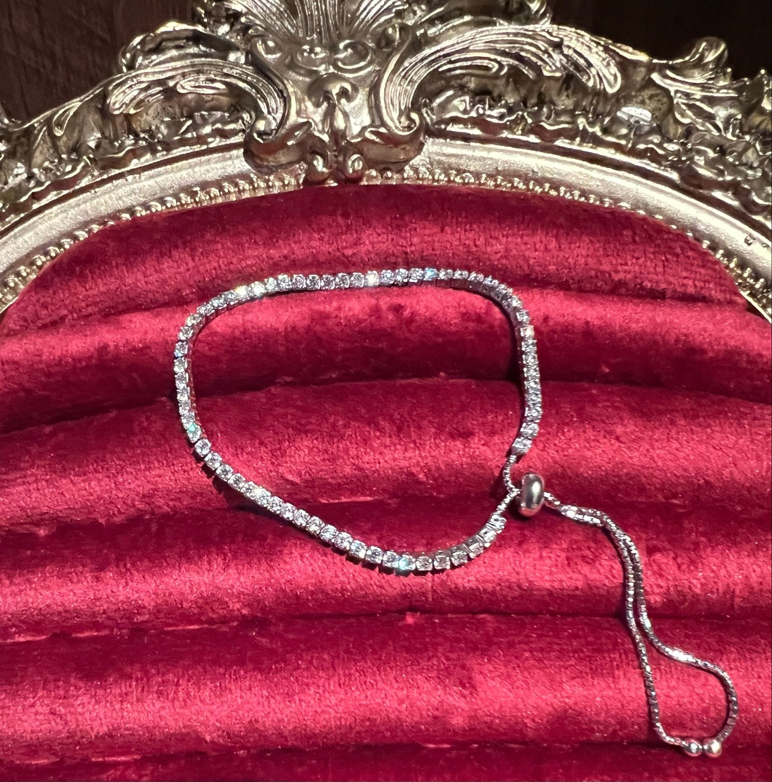 Tennisarmband met lab-grown diamanten, Ophalen of Verzenden, Nieuw, Zilver, Met edelsteen