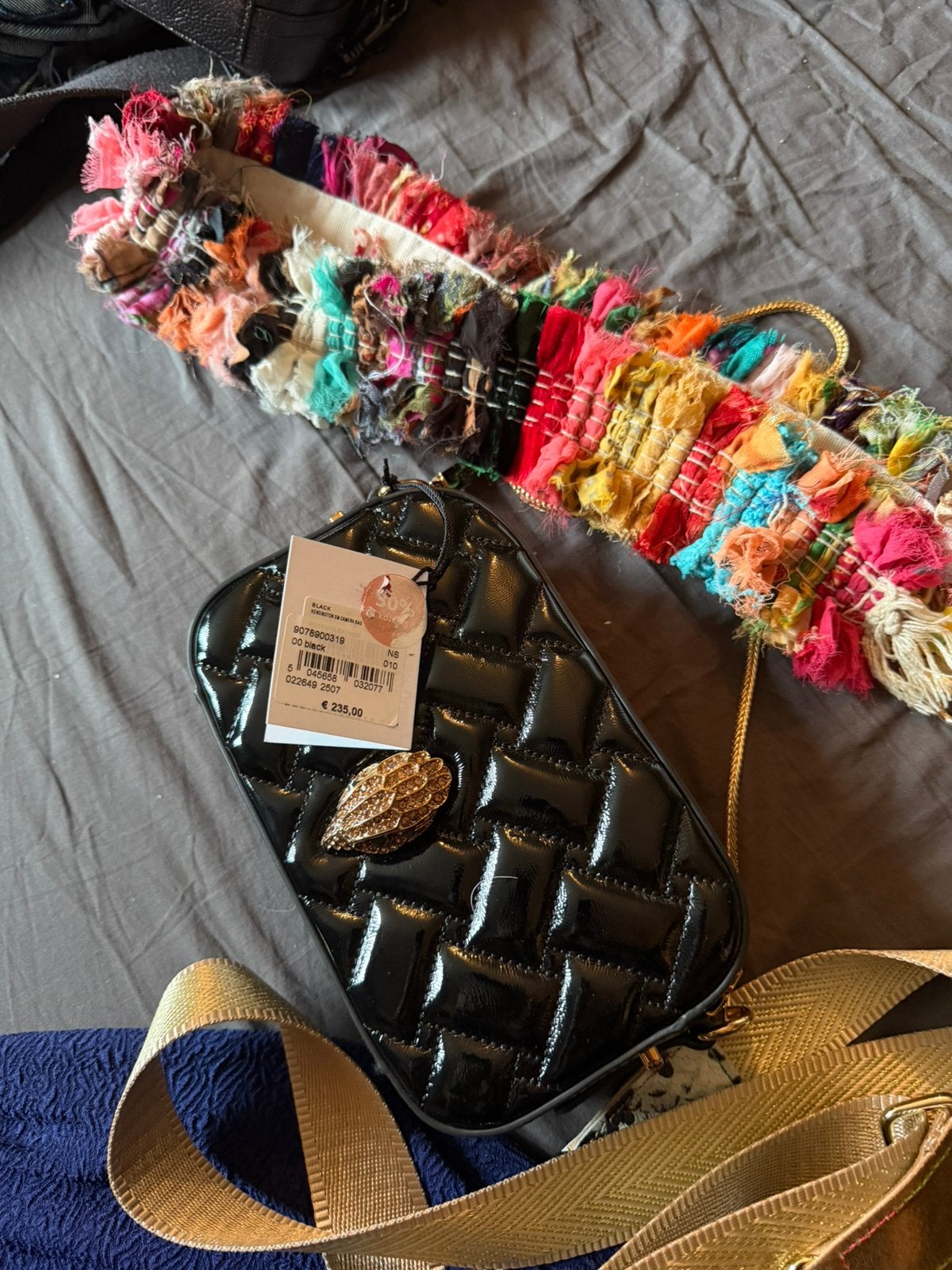 Kurt Geiger crossbody tas nieuw met kaartjes, Ophalen of Verzenden, Nieuw, Zwart, Overige merken