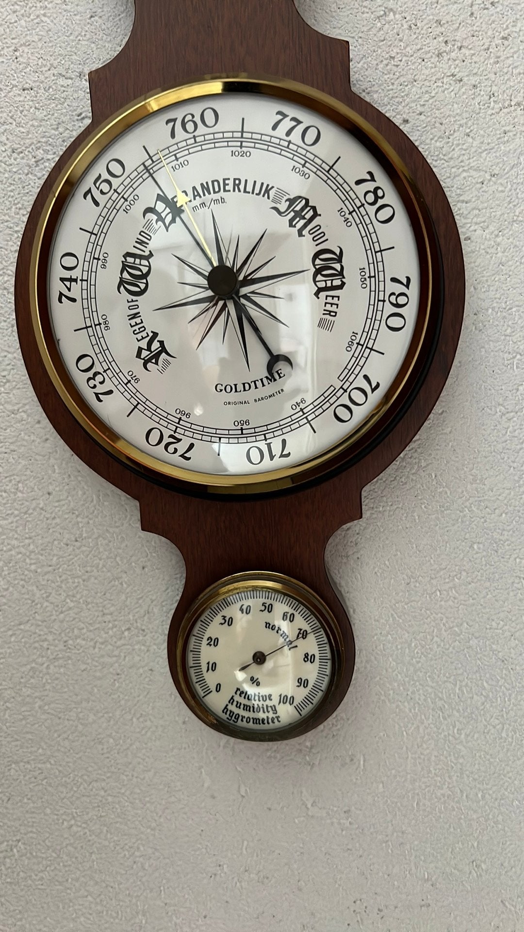 Barometer temperatuur weerstatiin, Ophalen, Gebruikt
