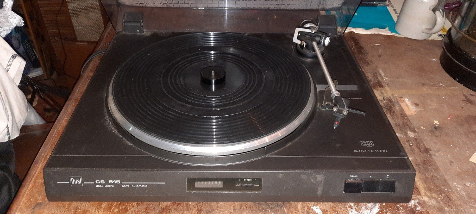 Dual CS 515 Platenspeler - Werkend met Ortofon naald, Ophalen, Gebruikt, Automatisch, Platenspeler