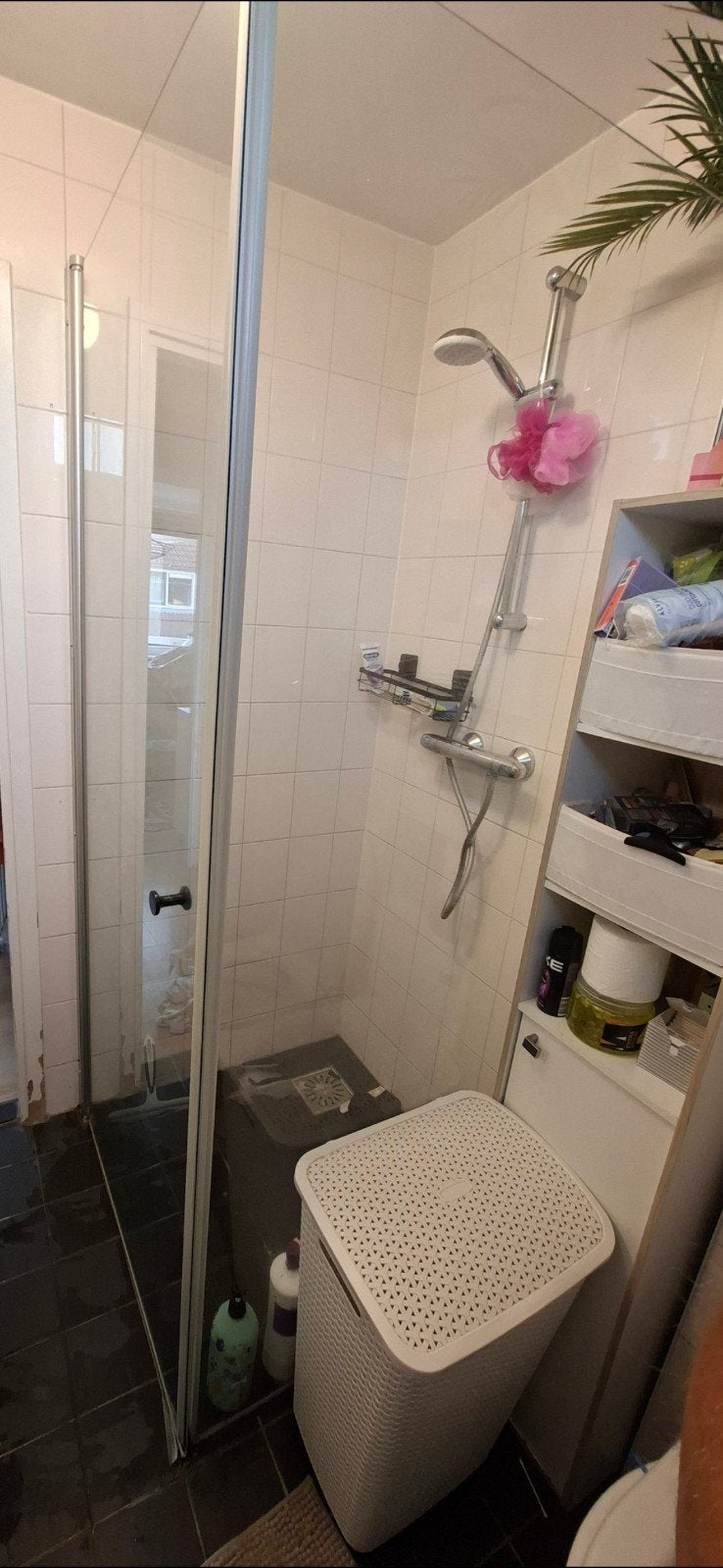 Glazen douche wand & deur, Ophalen, Zo goed als nieuw