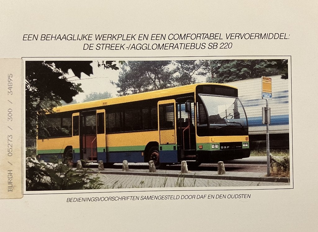 Handleiding boekje Bus SB220, Ophalen of Verzenden