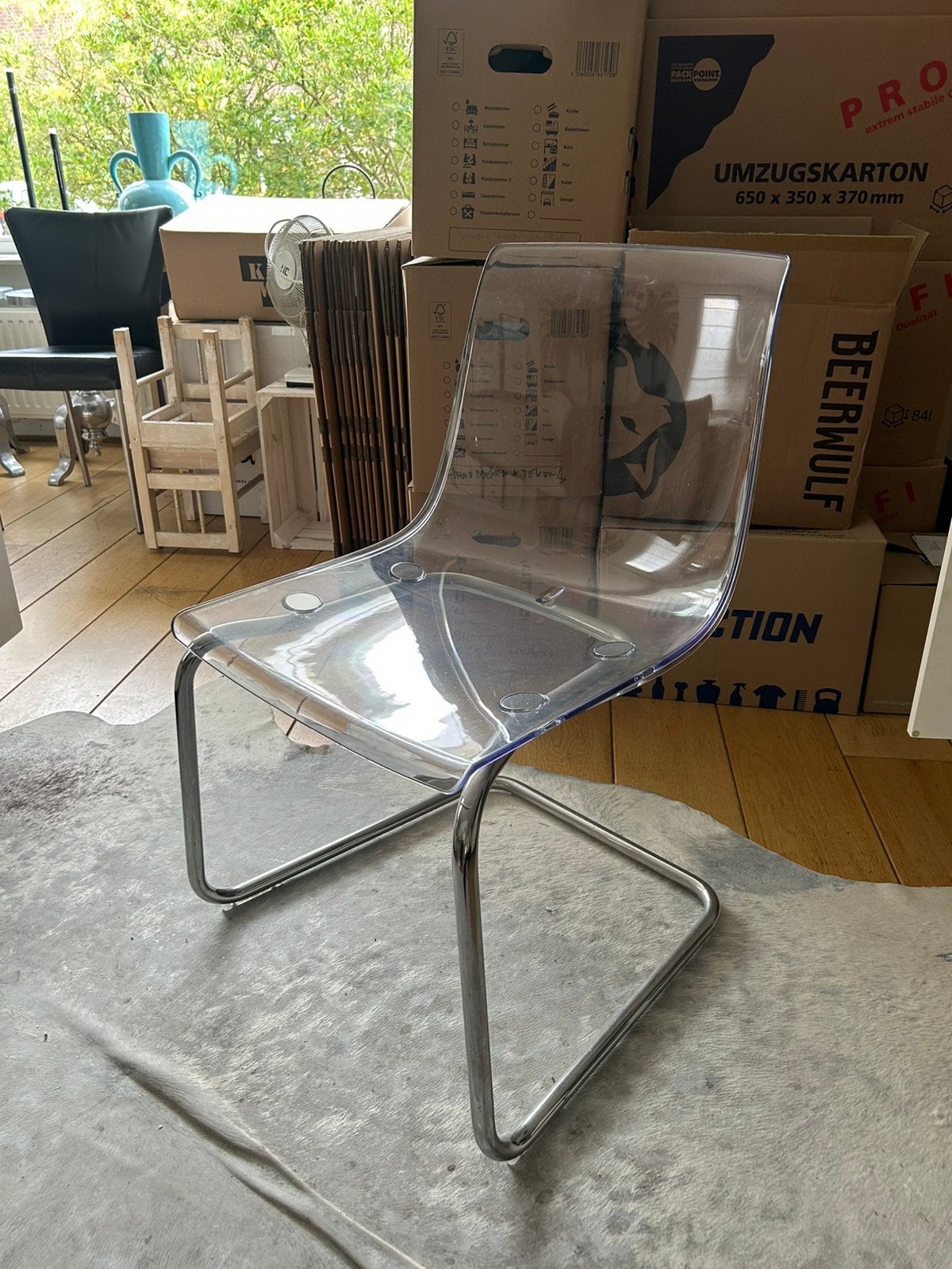 Doorzichtbare stoel, Ikea, Ophalen, Gebruikt, Eén