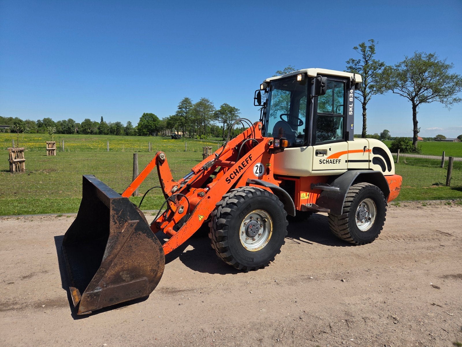 Schaeff / terex skl 834 shovel loader., Ophalen of Verzenden, Wiellader of Shovel