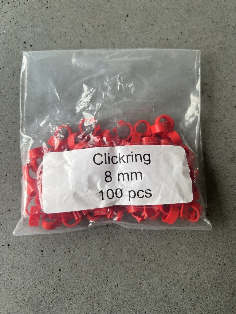 Clickringen voor kwartels of voor ander klein pluimvee, Ophalen of Verzenden, Zo goed als nieuw, Overige typen