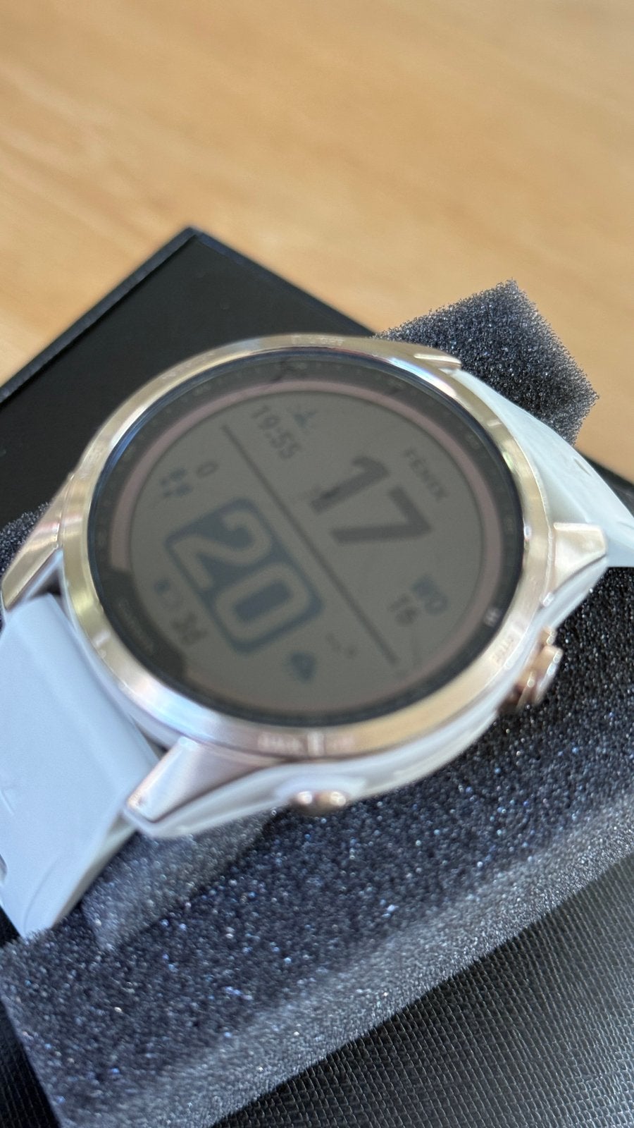 Garmin Fenix 7S - Sapphire solar, Gebruikt, Wit, Ophalen of Verzenden, Waterdicht