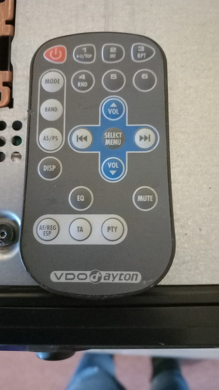 VDO Dayton MS 4000 Autoradio met afstandsbediening, Auto diversen, Autoradio's, Ophalen, Gebruikt