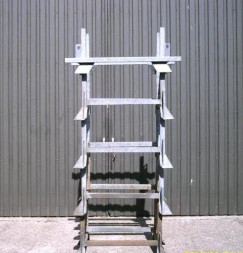 🌈Stapel-pallets / barrels / opslag-bokken steigerbuis 🌈, Doe-het-zelf en Verbouw, Ophalen, Gebruikt