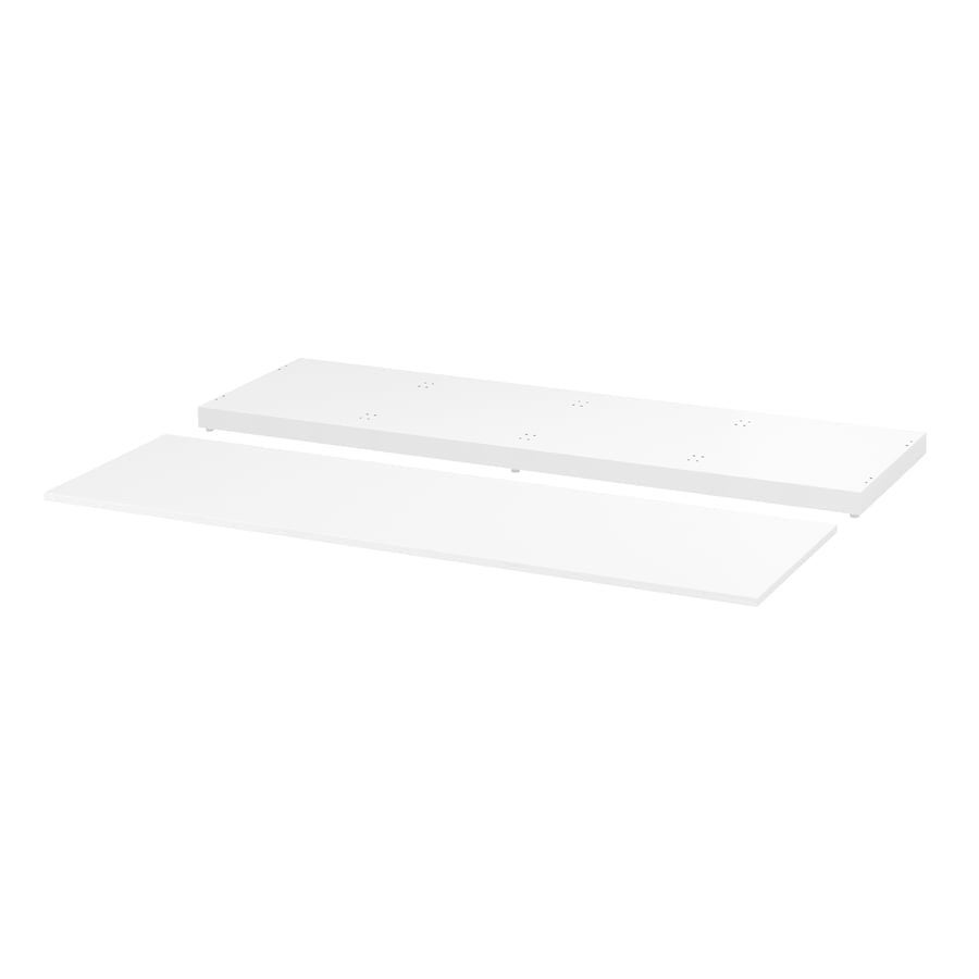 Nordli 160cm plint en bovenblad wit, Ikea, Ophalen, Met plank(en), 150 tot 200 cm, Nieuw