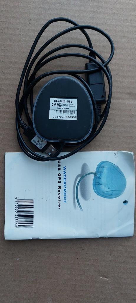 Haicom HI-204 III USB GPS-ontvanger is waterdicht., Ophalen of Verzenden, Zo goed als nieuw, Gps of Kompas