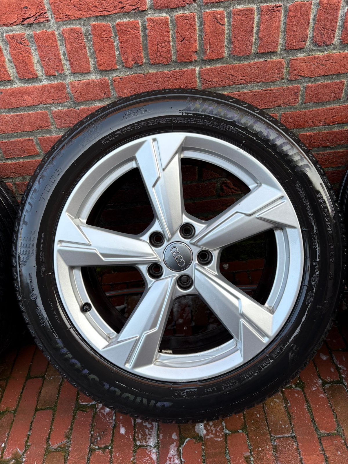 Wielset audi a6 c8 18 inch zomerbanden, Ophalen, Gebruikt, Audi