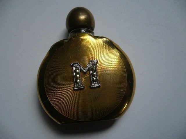 OUD PARFUMFLESJE MET DE LETTER M, Verzenden