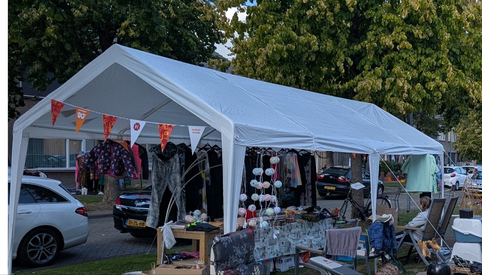 Ruime Partytent 3x6 of 3x3  2 maten opzetten mogelijk, Tuin en Terras, Partytenten, Ophalen, Gebruikt, Minder dan 5 meter, Partytent