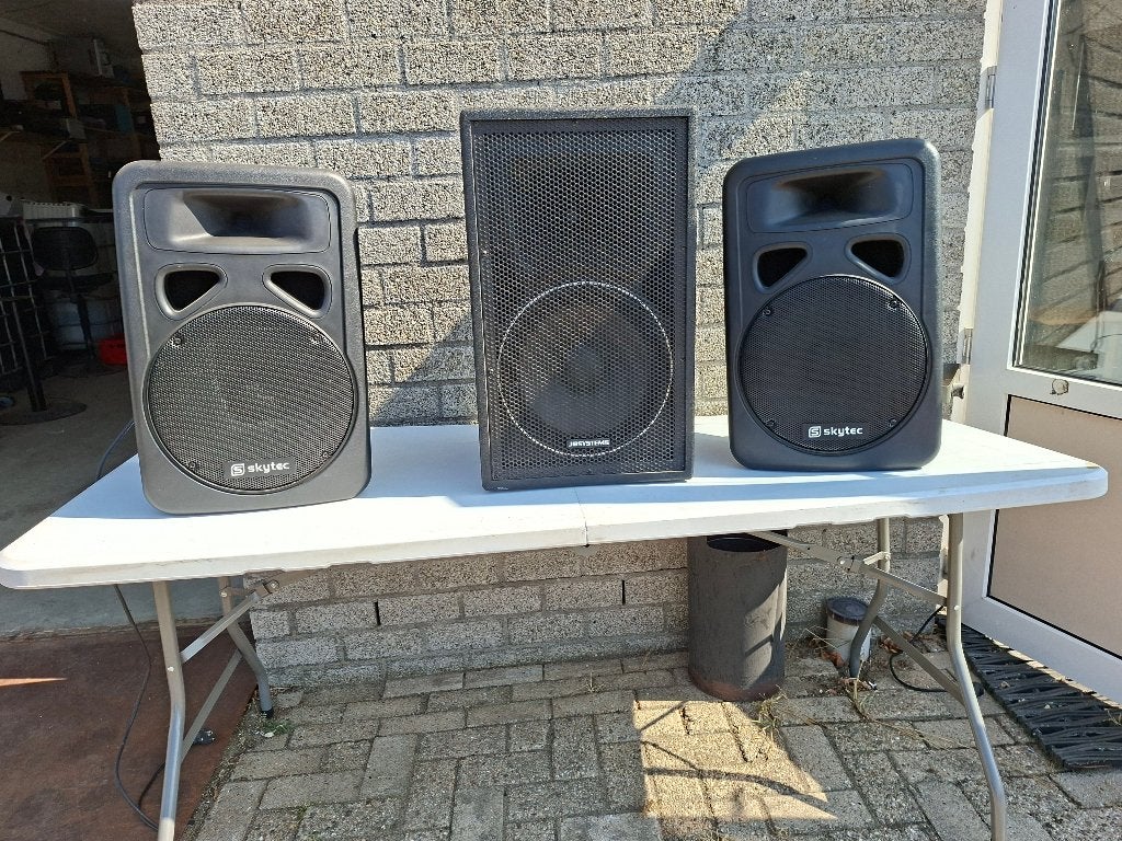 professionele set goede boxen voor dj, Ophalen of Verzenden, Gebruikt, Overige merken