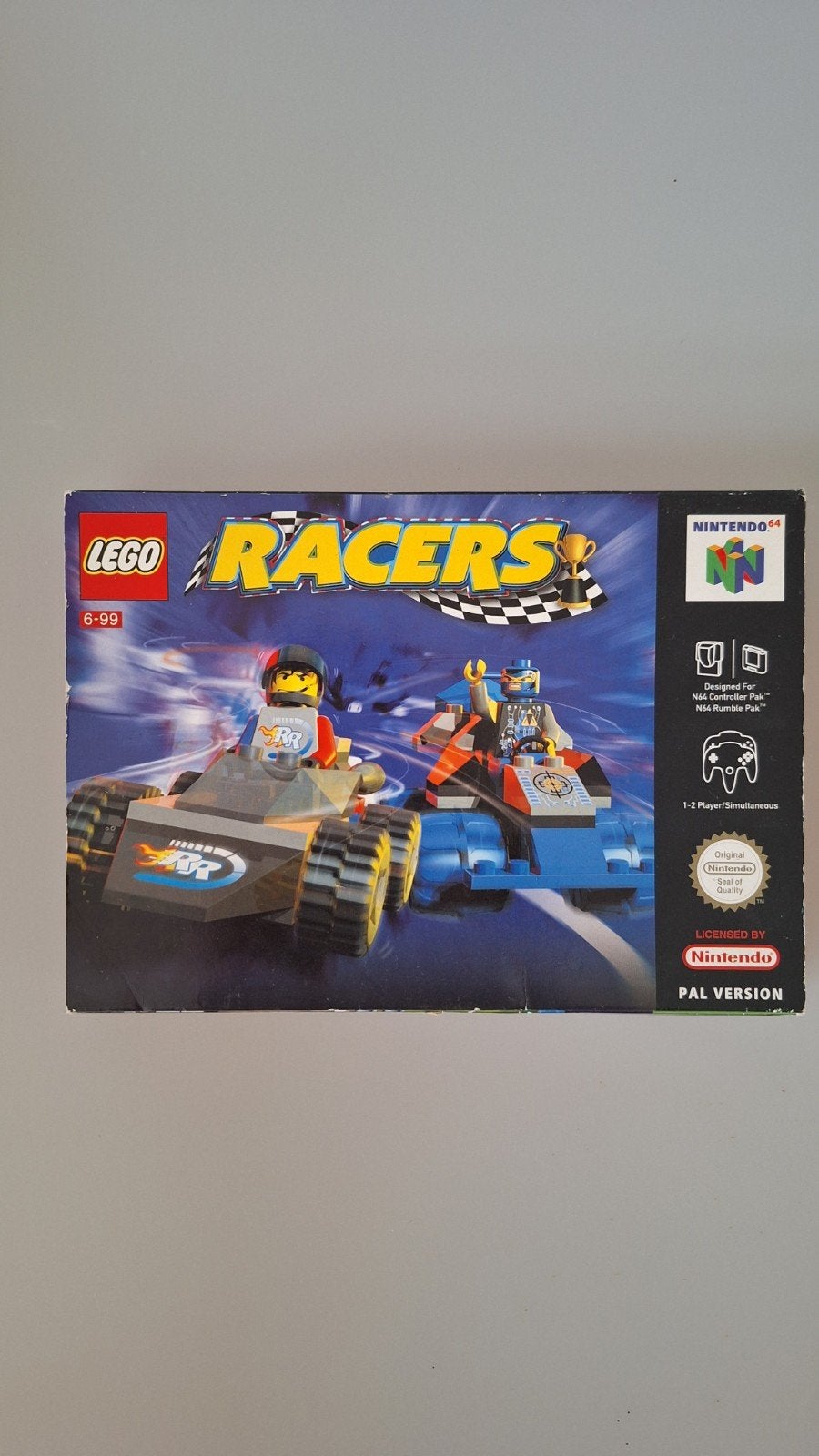 Lego Racers - Nintendo 64 (N64) - PAL Versie, Gebruikt, Racen en Vliegen, 2 spelers, Ophalen of Verzenden