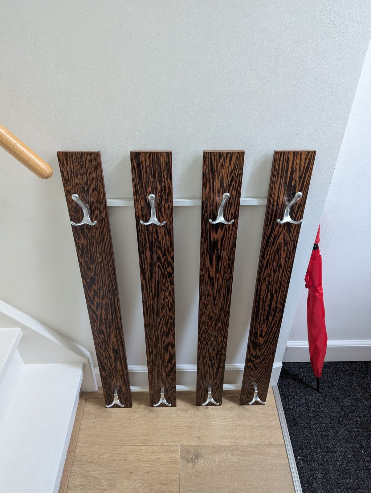 Houten wand kapstok, Gebruikt, 100 tot 150 cm, Hout, Ophalen