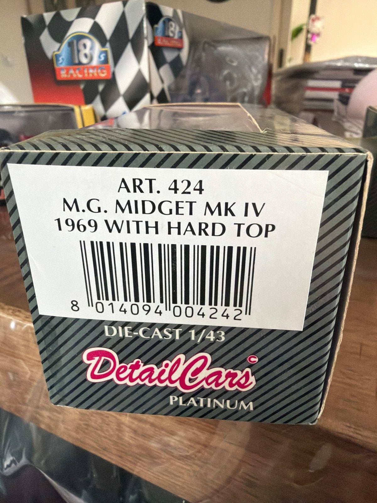 DetailCars Platinum M.G. Midget MK IV 1969 Die-Cast 1/43, Hobby en Vrije tijd, Overige merken, Auto, Detailcars, Nieuw