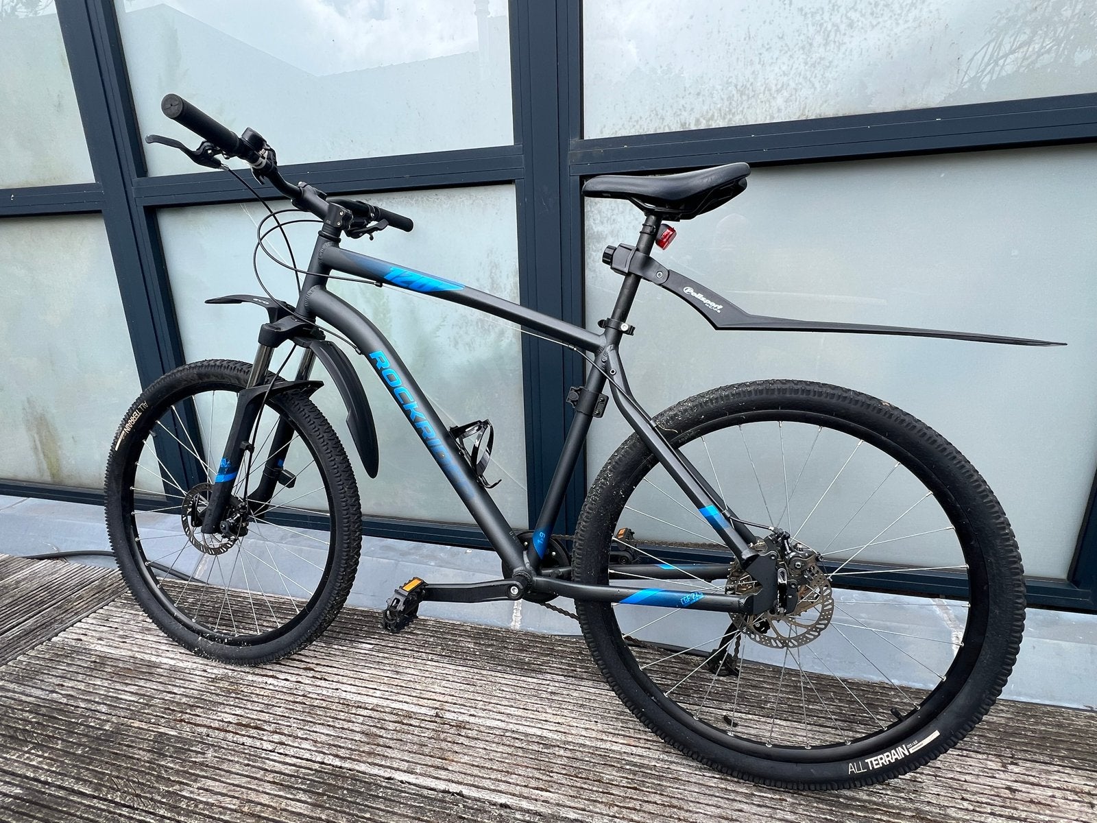 Decathlon Rockrider ST120 Mountainbike - Zo goed als nieuw, Minder dan 10 versnellingen, Vering, Schijfrem, 53 tot 57 cm