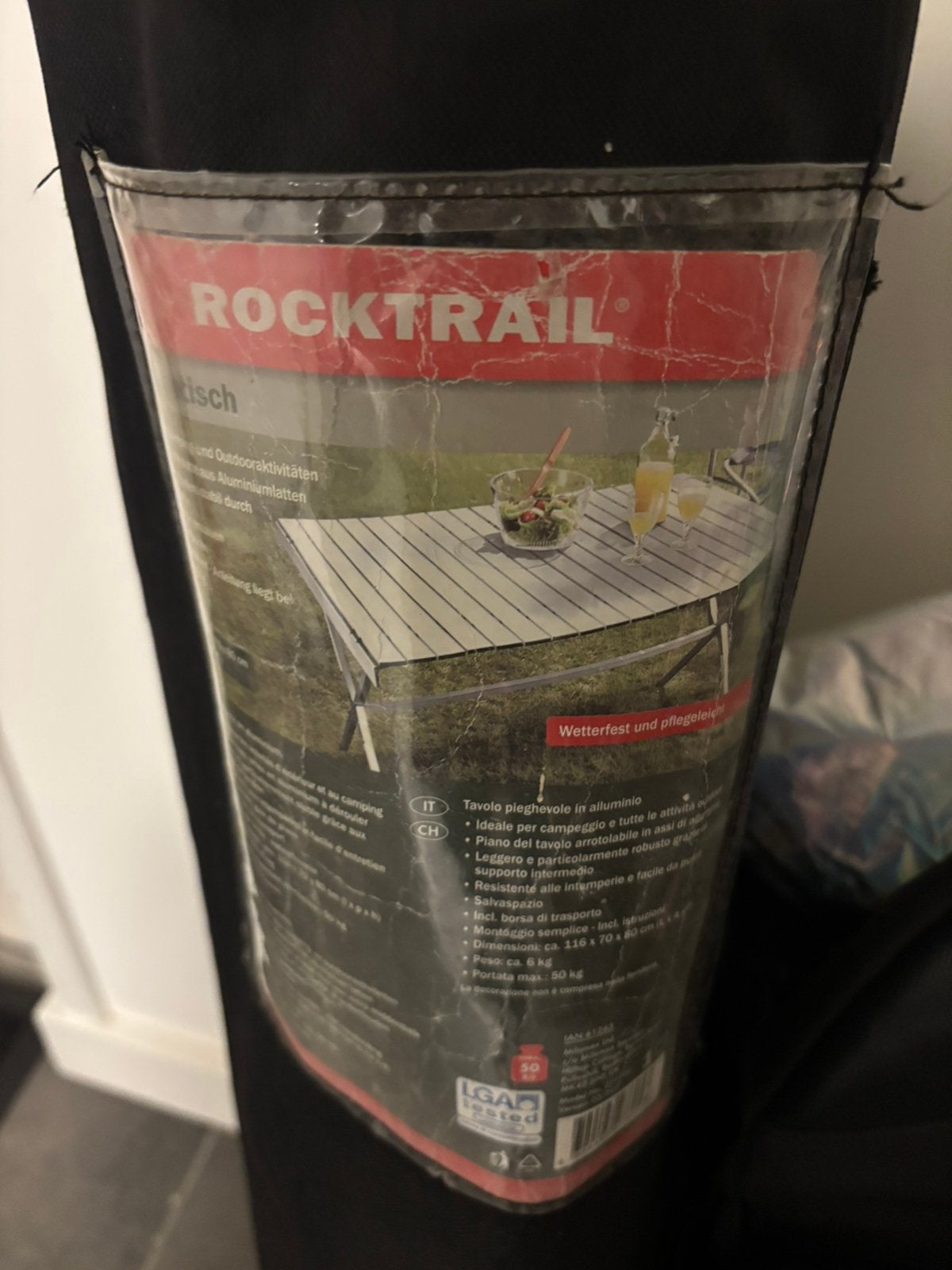 Nette rocktrail tafel, Ophalen, Zo goed als nieuw, Campingtafel